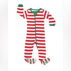 Elowel Baby Boys Girls Footed Christmas Pajama Sleeper Cotton Sz12/18 months